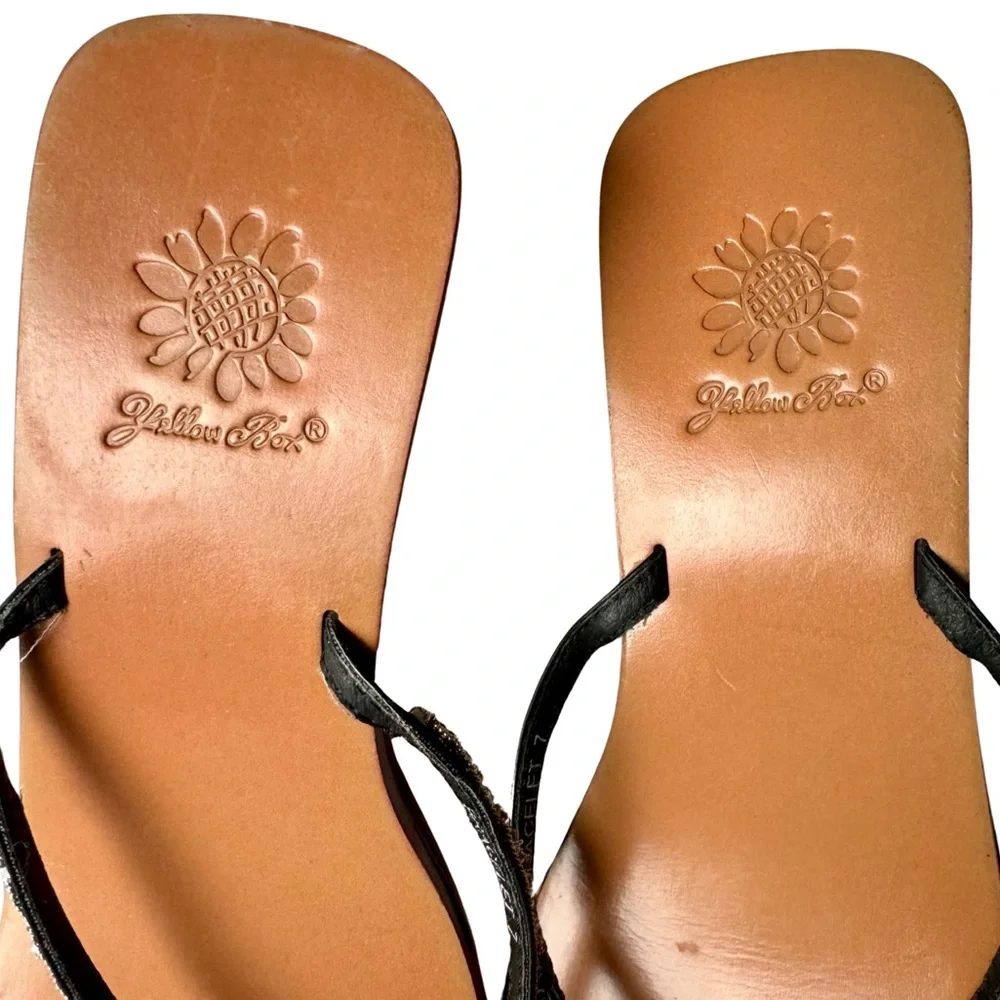 Crystal Strap Sandals Sz 7 - Picture 12 of 14